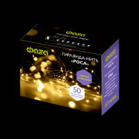 ФАZA Гирлянда DC-G03-50Y, 50 желт. microLED, 5.1 м., 8 реж., 3xAA .5047853 фото