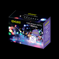 ФАZA Гирлянда DC-G03-50M, 50 мульт. microLED, 5.1 м., 8 реж., 3xAA .5047877 фото