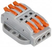 IEK Строительно-монтажная клемма СМК 222-4133P (4шт/упак) UKZ20-4133P-004 фото