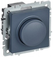IEK Brite Base маренго светорегулятор поворотно нажимной 600Вт BR-D20-0600-K35 фото