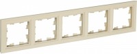 IEK Brite Base бежевый рамка 5 мест BR-M52-K10 фото