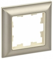 IEK Brite Decor шампань 3D-форма рамка 1 место BR-M12-12-3-K10 фото