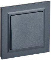 IEK Brite маренго выключатель 1-клавишный 10А в сборе BR-V10-0-10-K35-F фото