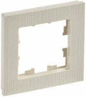 IEK Brite Decor бежевый рифленый рамка 1 место BR-M12-51-K10 фото