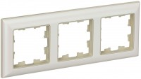 IEK Brite Decor жемчуг 3D-форма рамка 3-местная BR-M32-12-1-K10 фото
