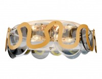 Потолочная люстра TR5328/6 GD/SM/FR золото/дымчатый/белый матовый E14/6 max 40W D606*230 TR5328 фото