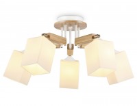 Подвесная люстра TR9518/5 WH/GD/FR белый/золото/белый матовый E27*5 max 40W D670*260 TR9518 фото