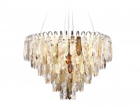 Подвесная люстра с хрусталем TR5258/11 SGD/CL золото/прозрачный E27*11 max 40W D600*400 TR5258 фото