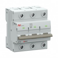EKF Выключатель автоматический AV-125 3P 125A (C) 10kA AVERES mcb125-3-125C-av фото