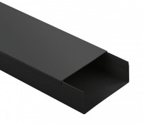 ЭРА Кабель канал ЭРА KK-B-100-40 100x40 черный 8м Б0061613 фото