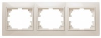 ЭРА 1-503-02 Intro Рамка на 3 поста гор., СУ, Plano, сл.кость (14/280/2240) Б0027628 фото