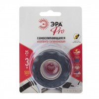 ЭРА Изолента PRO PROSS25 силиконовая самослипающаяся 25 мм х 3 м черная Б0052254 фото