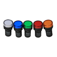 КЭАЗ Лампа AD22DS(LED) матрица D22мм зеленый 24В AC/DC 303938 фото
