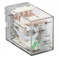 EKF Реле промежуточное RPA 22/4 5A 220В DC AVERES rpa-22-4-220DC фото