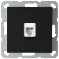 Jasmart G Черный матовый Розетка RJ11 G6101PB фото