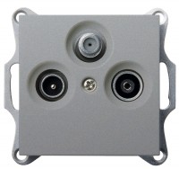 Jasmart G Алюминий Розетка TV+FM+SAT оконечная G6206S фото