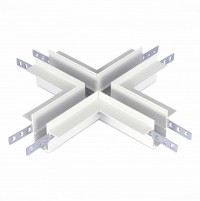 ST LUCE ST007.500.12 Коннектор X-образный для встраиваемого магнитного шинопровода Белый ST007.500.12 фото