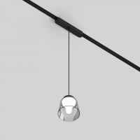 DK5347-BK Трековый светильник Air Hang со светодиодом d90mm H86mm 48V 4W 120° 4000K IP20 черный алюминий/стекло/акрил DK5347-BK фото