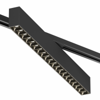 DK6634-BK Поворотный однофазный трековый светильник EDDER со светодиодом L538mm 220V 40W 30° 3000K IP20 черный алюминий DK6634-BK фото