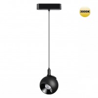 Novotech 359264 SHINO NT23 053 черный Трековый светильник для низковольтного шинопровода IP20 LED 12W 48V 960Лм 3000К SMAL 359264 фото