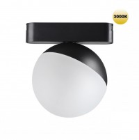 Novotech 359262 SHINO NT23 052 черный Трековый светильник для низковольтного шинопровода IP20 LED 10W 48V 800Лм 3000К SMAL 359262 фото