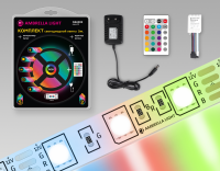 Комплект светодиодной ленты RGB Light 5m GS2402 5050 60Led /14.4W m/ 12V IP20 RGB 5m GS2402 фото