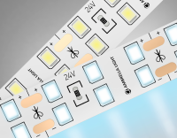Светодиодная лента двухрядная Light GS3603 2835 204Led /20W m/ 24V IP20 6500K 5m GS3603 фото