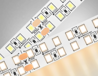 Светодиодная лента двухрядная Light GS3701 2835 240Led /24W m/ 24V IP20 3000K 5m GS3701 фото