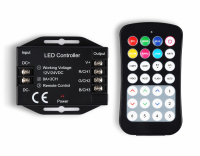 Контроллер для светодиодных лент RGB с радио пультом 2.4G 24A 12V 288W/ 24V 576W GS11351 GS11351 фото