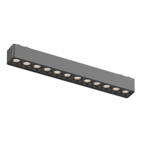 ST LUCE ST673.436.12 Магнитный трековый светильник Черный LED 1*12W 3000K 710Lm Ra>90 36° IP20 L230xW26xH24 48V ST673.436.12 фото