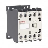 DKC Миниконтактор YON DMC007 7A 3кВт AC3 3P кат. 110В AC 1НО DMC007-3C10A110 фото