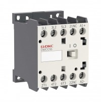 DKC Миниконтактор YON DMC016 16A 7,5кВт AC3 3P кат. 24В DC 1НО DMC016-3C10D024 фото