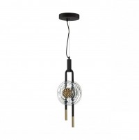 5407/12L MODERN ODL_EX24 черный/золотой/металл/стекло Подвес LED 12W 3000K 1005Лм MAGNET 5407/12L фото