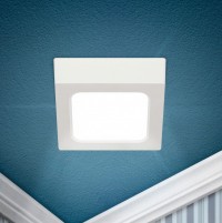 ЭРА Светильник светодиодный ЭРА LED 20-18-4K накладной квадратный 18Вт 4000К Б0057453 фото
