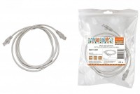 TDM Патч-корд народный U/UTP Cat 5e 4PR 24AWG PVC, литой 0,5 м, серый SQ0115-0001 фото