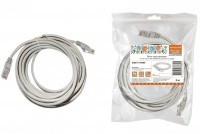 TDM Патч-корд народный U/UTP Cat 5e 4PR 24AWG PVC, литой 5 м, серый SQ0115-0006 фото