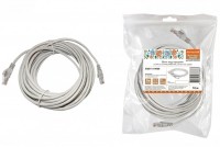 TDM Патч-корд народный U/UTP Cat 5e 4PR 24AWG PVC, литой 10 м, серый SQ0115-0008 фото