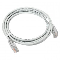 EKF Патч-корд TERACOM Cat.5E (1Гбит/с) неэкранированный UTP оболочка PVC серый (3м) TRC-5EUTP-PVC-3M-GY фото