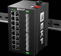 Промышленный неуправляемый коммутатор U-8GX/SFP-16GT, 8 портов 1000Base-X SFP, 16 портов 10/100/1000Base-T(X) RJ45, монтаж на динрейку TSX EKF TSX-U-8GX/SFP-16GT фото