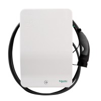 Schneider Electric Компактная зарядная станция с кабелем WALLBOX STD ATT CABLE T2 7, 4kW EVH2S7P0CK фото