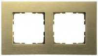 Jasmart Рамка 2-постовая, алюминий Champagne Gold G1002AG фото