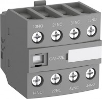 ABB CA4-22M Блок контактный дополнительный (2НО+2НЗ) для контакторов AF09…AF38 1SBN010140R1122 фото