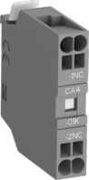 ABB Блок контактный дополнительный CA4-01K (1НЗ) с втычными клеммами для контакторов AF09K...AF38K и реле NF22EK...NF40EK 1SBN010160R1001 фото