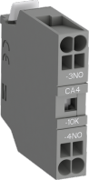 ABB Блок контактный дополнительный CA4-10K (1НО) с втычными клеммами для контакторов AF09K...AF38K и реле NF22EK...NF40EK 1SBN010160R1010 фото