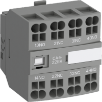 ABB Блок контактный дополнительный CA4-13MK (1НО+3НЗ) с втычными клеммами для контакторов AF09…AF16..-30-10K 1SBN010146R1113 фото