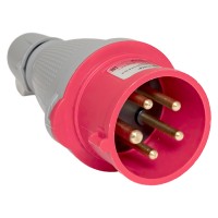 Вилка переносная 015 3Р+РЕ+N 16А 380В IP44 EKF PROXIMA ps-015-16-380-PRO фото