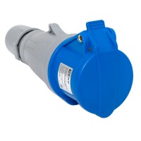 Розетка переносная 213 2Р+РЕ 16А 220В IP44 EKF PROXIMA ps-213-16-220-PRO фото