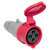 Розетка переносная 224 3P+PE 32А 380В IP44 EKF PROXIMA ps-224-32-380-PRO фото