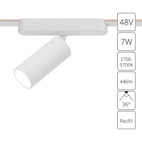 A2956PL-1WH СВЕТИЛЬНИК ПОТОЛОЧНЫЙ RAPID 48В 7Вт макс 446лм 2700-6500К 95+ 36° smart A2956PL-1WH фото