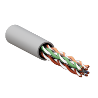 EKF Кабель витая пара TERACOM PRO Cat.6 U/UTP 4 пары solid 23AWG оболочка LSZH нг(А)-HF цвет серый (упак. 305м) TRP-6UTP-04LSH-GY-IN3 фото